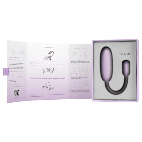 Svakom Plume - 2-in-1 vibrerend ei (paars)