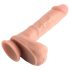 Realistische Dildo met zuignap & ballen, 20cm - Naturel 