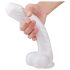 Sex HD Martin - dildo met zuignap en ballen - realistisch - wit