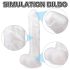 Sex HD Martin - dildo met zuignap en ballen - realistisch - wit