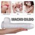 Sex HD Martin - dildo met zuignap en ballen - realistisch - wit