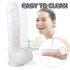 Sex HD Martin - dildo met zuignap en ballen - realistisch - wit