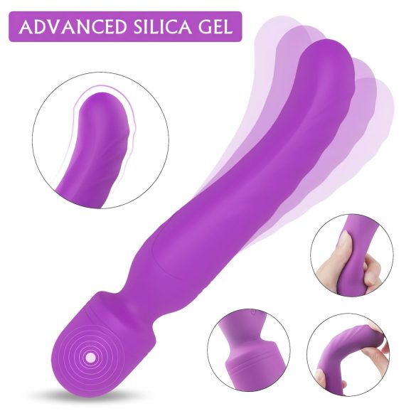 Sex HD Iris - Vibrator met 2 motoren - Verwarmend - Paars