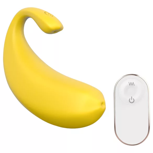 Sex HD - draagbaar app-gestuurd vibratie-ei (geel)