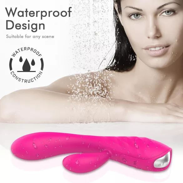 Sex HD Muses - oplaadbare vibrator met verwarming - waterdicht - roze