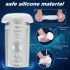 Sex HD Hawk - masturbator met trilling en zuigfunctie - oplaadbaar - zwart/wit