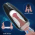 Sex HD Hawk - masturbator met trilling en zuigfunctie - oplaadbaar - zwart/wit