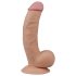 Lovetoy Ultra Soft – Flexibele, Realistische Dildo – 21,5 cm (naturel)