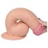 Lovetoy Ultra Soft - dildo - flexibel realistisch - 21,5cm huidkleurig