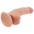 Lovetoy Ultra Soft - dildo - flexibel realistisch - 21,5cm huidkleurig