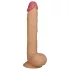 Lovetoy King-Sized - dildo met zuignap - realistisch - 25cm - huidkleur