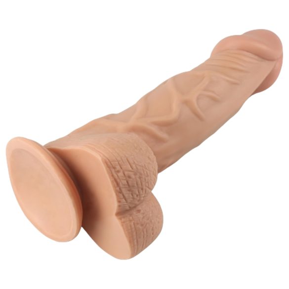 Lovetoy Real Extreme - dildo met zuignap - 23cm - huidskleur