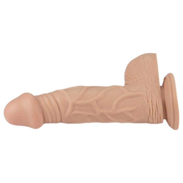 Lovetoy Real Extreme - dildo met zuignap - 23cm - huidskleur