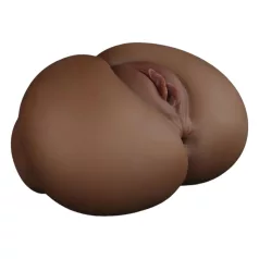  Lovetoy Streetgirl's 12 - kunstvagina-torso en string (donkere huidskleur)