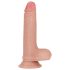 Lovetoy Nature Cock - realistisch dubbellaags dildo - 18cm (natuurlijk)