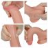 Lovetoy Nature Cock - realistisch dubbellaags dildo - 18cm (natuurlijk)