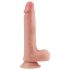 Lovetoy Nature Cock - realistische dildo - dubbel gelaagd - 20cm - huidkleur