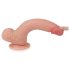 Lovetoy Nature Cock - realistische dildo - dubbel gelaagd - 20cm - huidkleur
