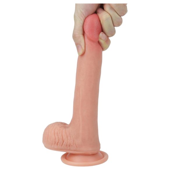 Lovetoy Nature Cock - realistische dildo - dubbel gelaagd - 20cm - huidkleur