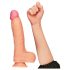 Lovetoy Nature Cock - realistische dildo - dubbel laags - 25cm - huidskleur