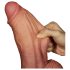 Lovetoy - realistische dildo - dubbel laags - 26cm - huidskleur
