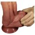 Lovetoy - realistische dildo - dubbel laags - 26cm - huidskleur