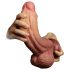 Lovetoy - realistische dildo - dubbel laags - 26cm - huidskleur
