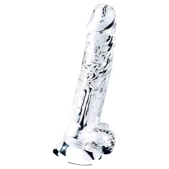 Lovetoy Flawless Clear - dildo met zuignap - transparant - 19 cm