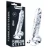 Lovetoy Flawless Clear - dildo met zuignap - transparant - 19 cm