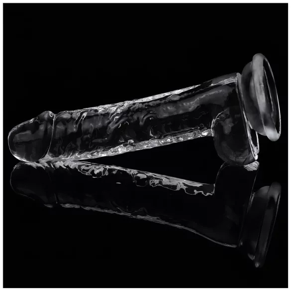 Lovetoy Flawless Clear - dildo met zuignap - transparant - 19 cm