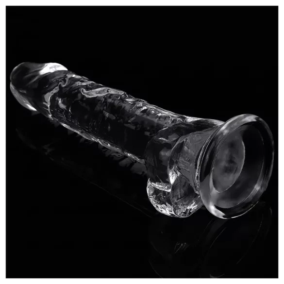 Lovetoy Flawless Clear - dildo met zuignap - transparant - 19 cm
