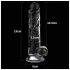 Lovetoy Flawless Clear - dildo met zuignap - transparant - 19 cm