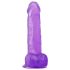 Lovetoy Jelly Studs - dildo met zuignap - 20 cm - paars