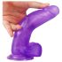 Lovetoy Jelly Studs - dildo met zuignap - 20 cm - paars