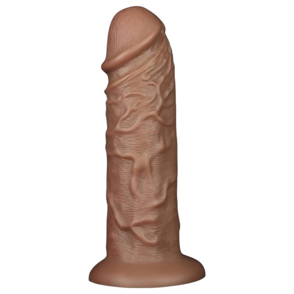 Lovetoy Chubby - levensechte dildo 25cm met zuignap (naturel)