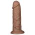 Lovetoy Chubby - levensechte dildo 25cm met zuignap (naturel)