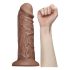 Lovetoy Chubby - levensechte dildo 25cm met zuignap (naturel)