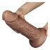 Lovetoy Chubby - levensechte dildo 25cm met zuignap (naturel)