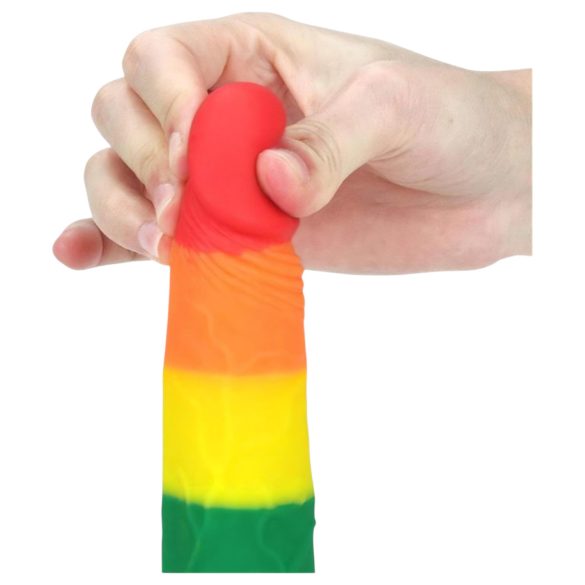 Lovetoy Prider - dildo realistisch - 19cm - regenboog