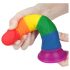 Lovetoy Prider - Realistische Regenboog Dildo - 19cm