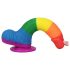 Lovetoy Prider - levensechte dildo 20cm (regenboog)