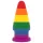 Lovetoy Prider - anale dilatatieplug - 15 cm (regenboog)