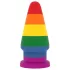 Lovetoy Prider - anale dilatatieplug - 15 cm (regenboog)