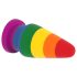 Lovetoy Prider Anale Plug - 15cm Regenboog 