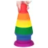 Lovetoy Prider - anale dilatatieplug - 15 cm (regenboog)