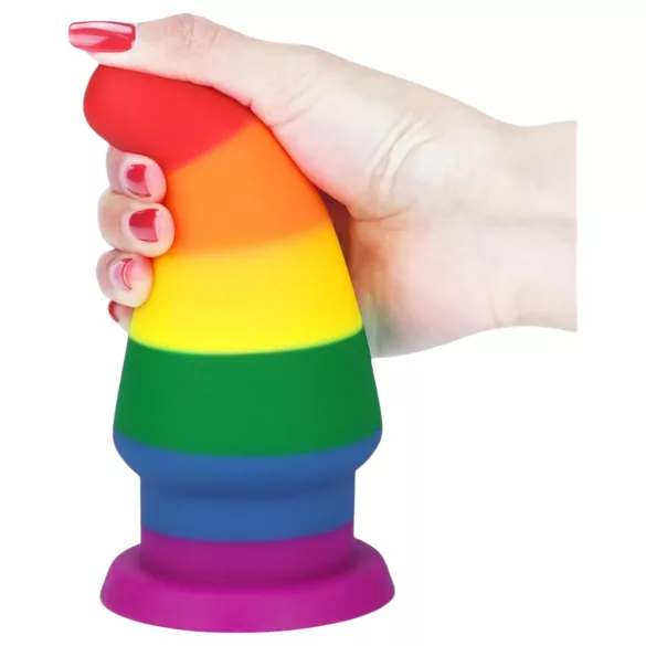 Lovetoy Prider - anale dilatatieplug - 15 cm (regenboog)