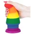 Lovetoy Prider - anale dilatatieplug - 15 cm (regenboog)