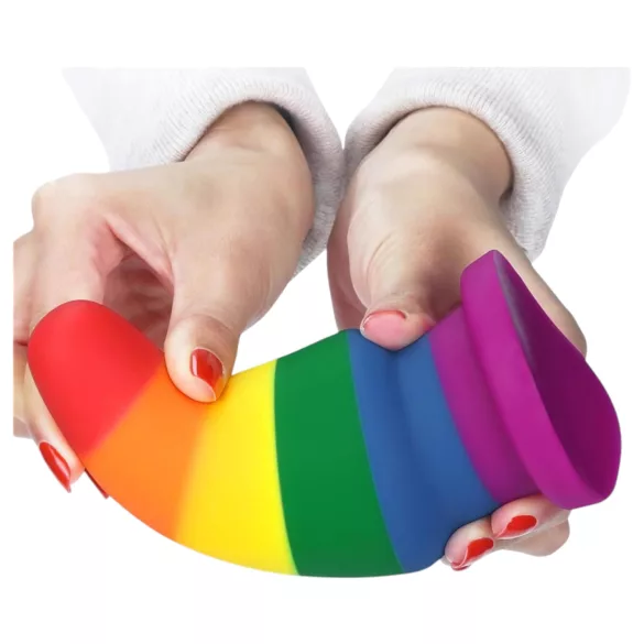 Lovetoy Prider - anale dilatatieplug - 15 cm (regenboog)