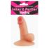 Lovetoy - Zuignap telefoonhouder - Mini dildo (natuurlijk)