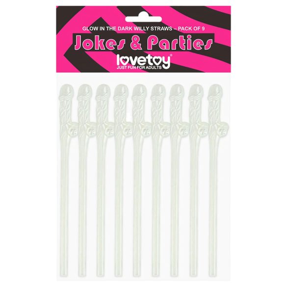 Lovetoy - Glow-in-the-dark penisrietje (wit)